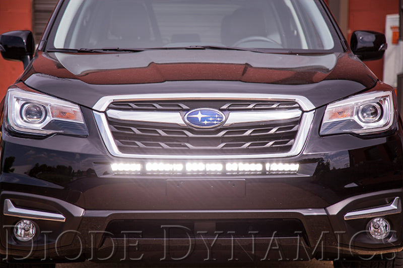 Diode Dynamics 30 In LED Light Bar Single Row Straight - Amber Combo Each Stage Series