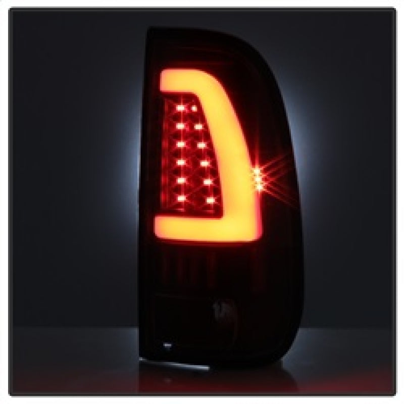 xTune Ford F150 Styleside 97-03 Light Bar LED Tail Lights - Black ALT-ON-FF15097-LBLED-BK