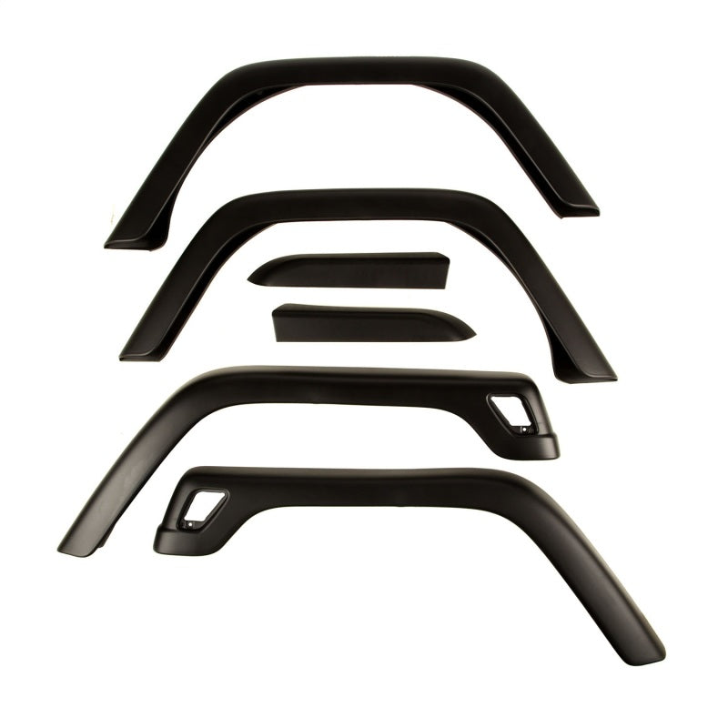 Omix 6-Piece Fender Flare Kit- 97-06 Jeep Wrangler