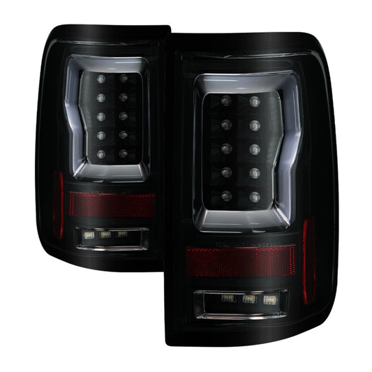 Spyder Ford F150 04-08 Styleside Tail Light V2 - LED - Black Smoke ALT-YD-FF15004V2-LBLED-BSM