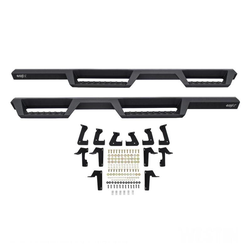 Westin 18-20 Jeep Wrangler JL Unlimited 4DR HDX Drop Nerf Step Bars - Textured Black