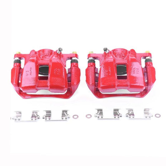 Power Stop 13-18 Honda Accord Front Red Calipers w/Brackets - Pair