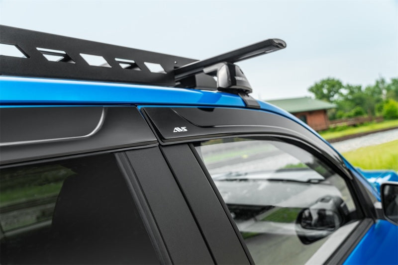 AVS 15-18 Ford F-150 Supercrew Ventvisor Low Profile Window Deflectors 4pc - Matte Black