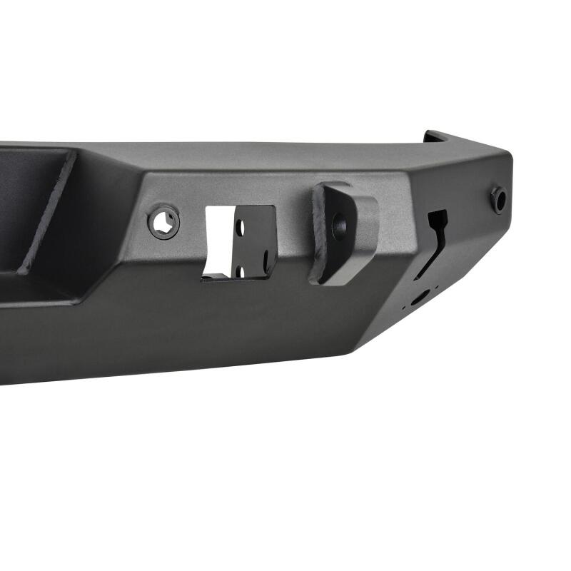 Westin 18-19 Jeep Wrangler JL WJ2 Rear Bumper w/  Sensors (Excl. Wrangler JK) - Textured Black