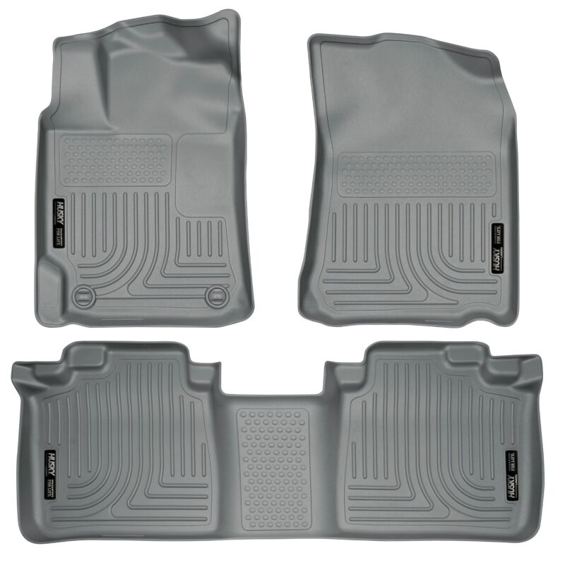 Husky Liners 07-11 Toyota Camry (All) WeatherBeater Combo Gray Floor Liners (One Piece for 2nd Row)