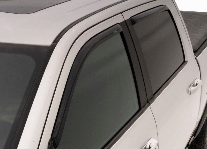 AVS 00-04 Nissan Frontier Crew Cab Ventvisor In-Channel Front & Rear Window Deflectors 4pc - Smoke