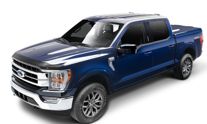 AVS 2021 Ford F-150 (Excl. Tremor/Raptor) Aeroskin Low Profile Hood Shield - Matte Black