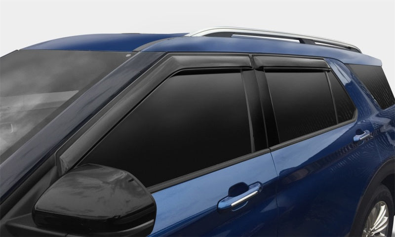 AVS 21-23 Jeep Grand Cherokee L Ventvisor Outside Mount Window Deflectors 4pc - Smoke