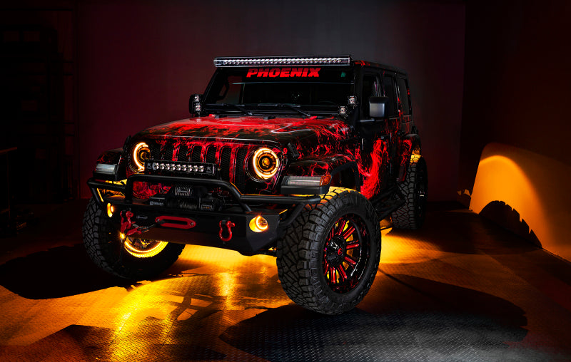 Oracle Jeep Wrangler JK/JL/JT High Performance W LED Fog Lights - ColorSHIFT - Dynamic SEE WARRANTY