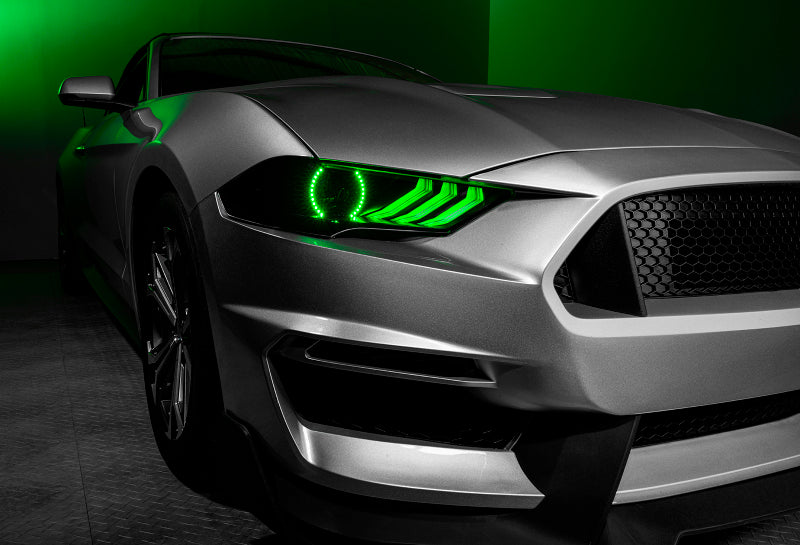 Oracle 18-21 Ford Mustang Dynamic DRL w/ Halo Kit & Sequential Turn Signal - ColorSHIFT SEE WARRANTY