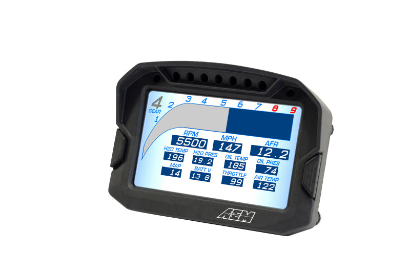 AEM CD-5G Carbon Digital Dash Display w/ Interal 10Hz GPS & Antenna