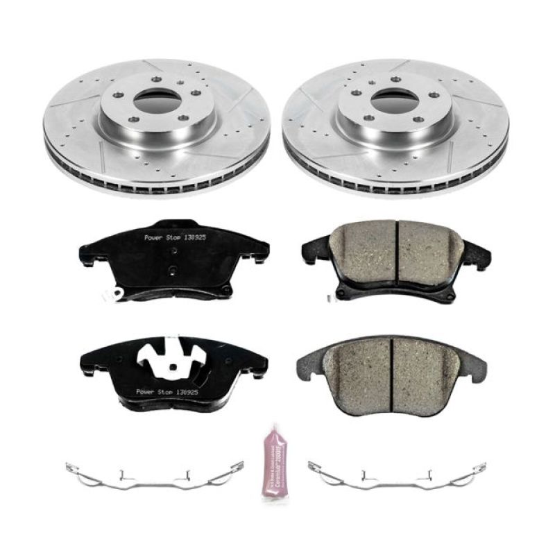 Power Stop 13-19 Ford Fusion Front Z23 Evolution Sport Brake Kit