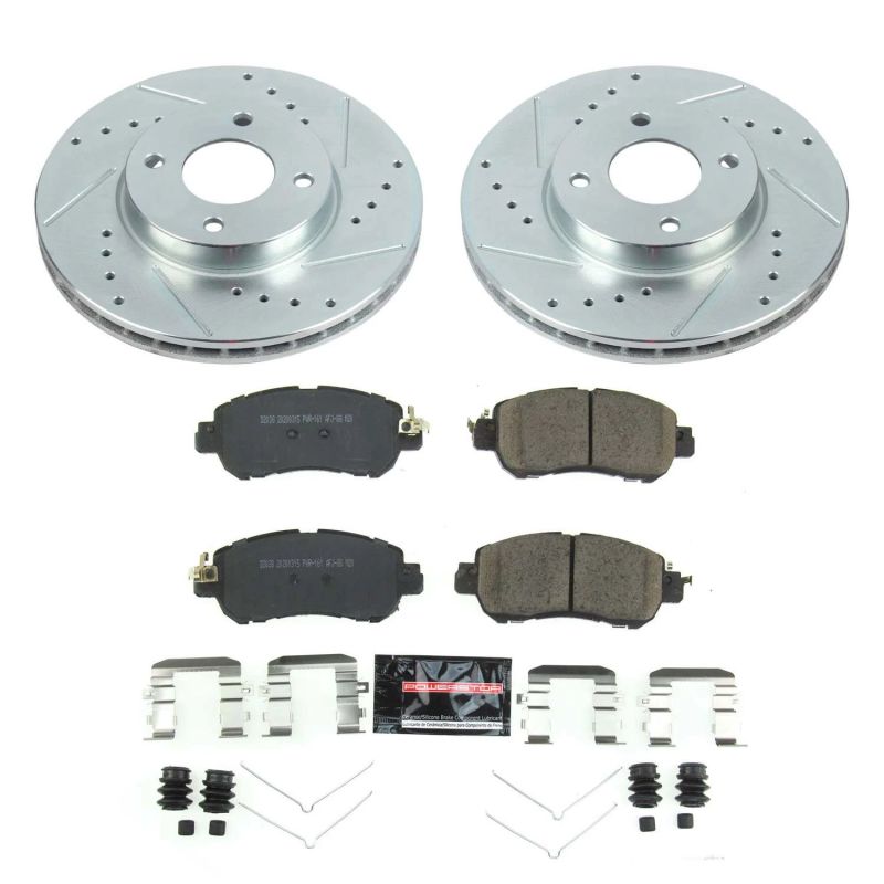 Power Stop 18-19 Nissan Kicks Front Z23 Evolution Sport Brake Kit