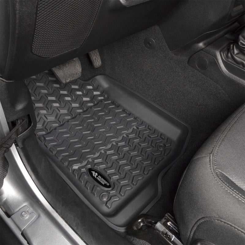 Rugged Ridge Floor Liner Kit Black F/R 20-21 Jeep Gladiator (JT)