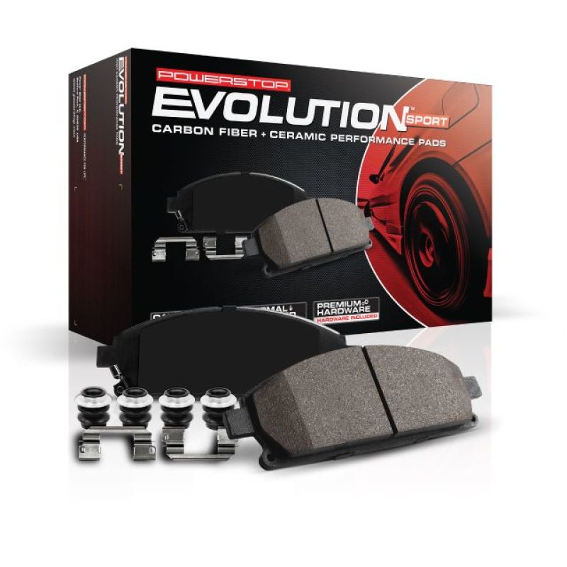 Power Stop 07-15 Audi Q7 Front Z23 Evolution Sport Brake Pads w/Hardware