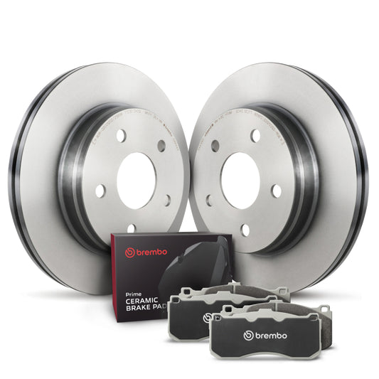 Brembo OE 15-20 Audi A3 Quattro/S3 15-20/15-19 Volkswagen Golf R Front Disc Brake Kit