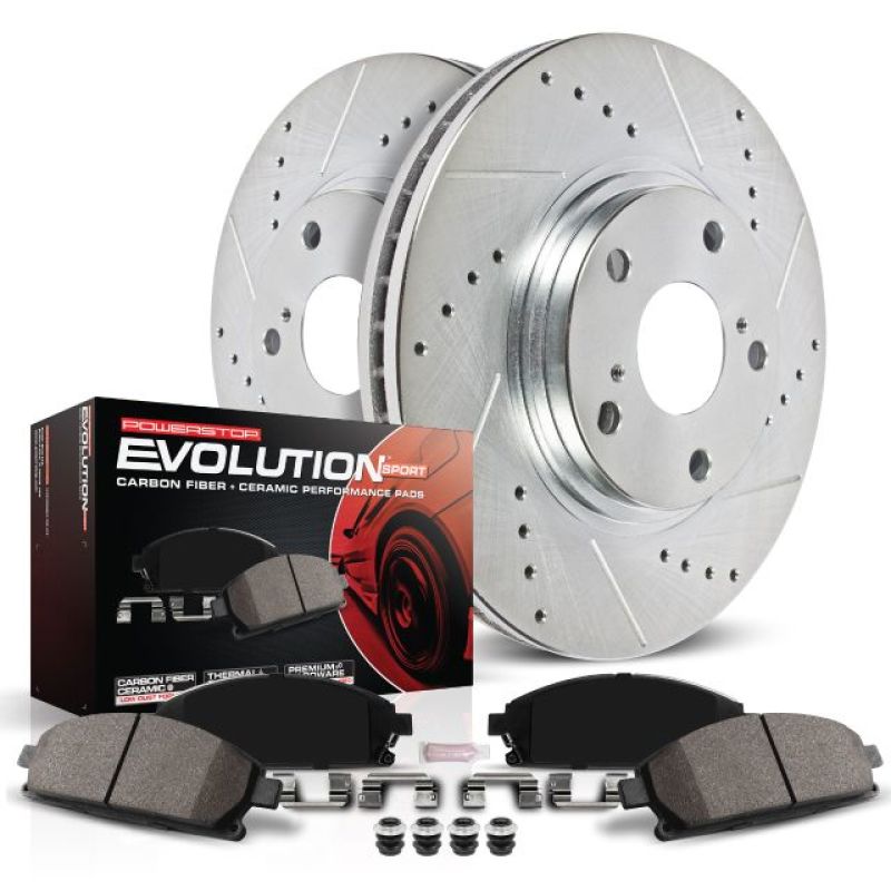 Power Stop 07-17 Jeep Wrangler Rear Z23 Evolution Sport Brake Kit