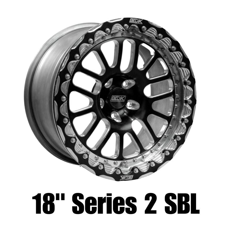 Belak 18x10 / 6.75in BS / 5x114.3 BP / High Pad / Series 2 Wheel - Single Beadlock