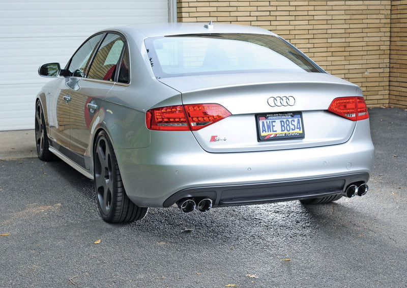 AWE Tuning Audi B8 / B8.5 S4 3.0T Touring Edition Exhaust - Chrome Silver Tips (90mm)