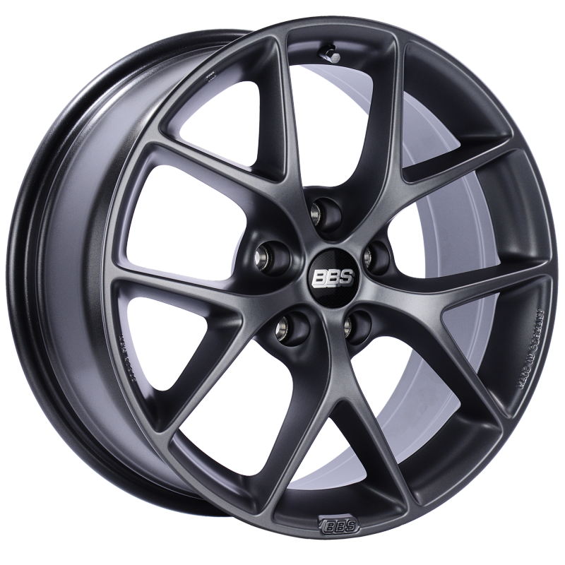 BBS SR 17x7.5 5x112 ET45 Satin Grey Wheel -82mm PFS/Clip Required