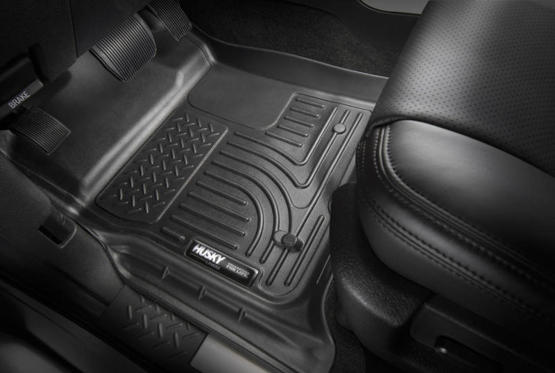 Husky Liners 11-13 Dodge Durango / 11-13 Jeep Grand Cherokee WeatherBeater Combo Black Floor Liners