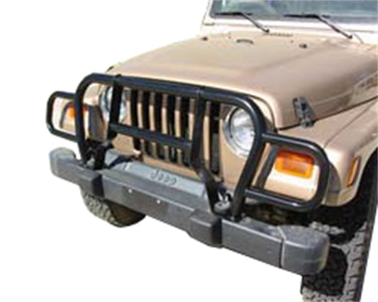 Rampage 1987-1995 Jeep Wrangler(YJ) Headlight Euro Grill Guard - Black