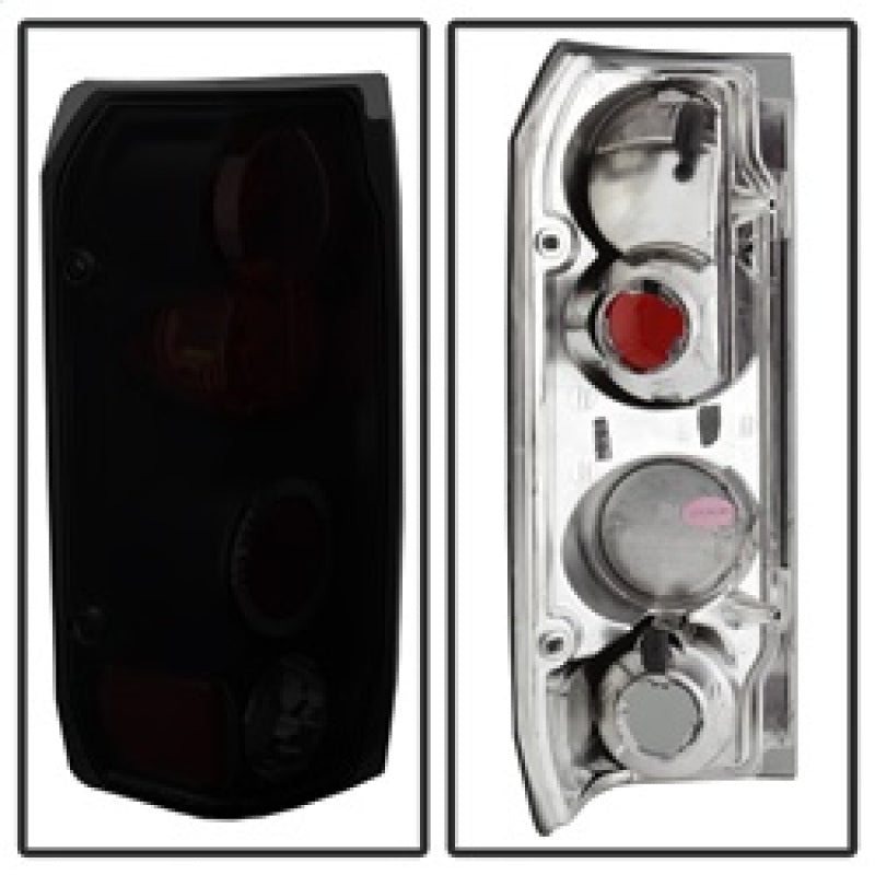 Spyder Ford F150 87-96/Ford Bronco 88-96 Euro Style Tail Lights Black Smoke ALT-YD-FF15089-BSM