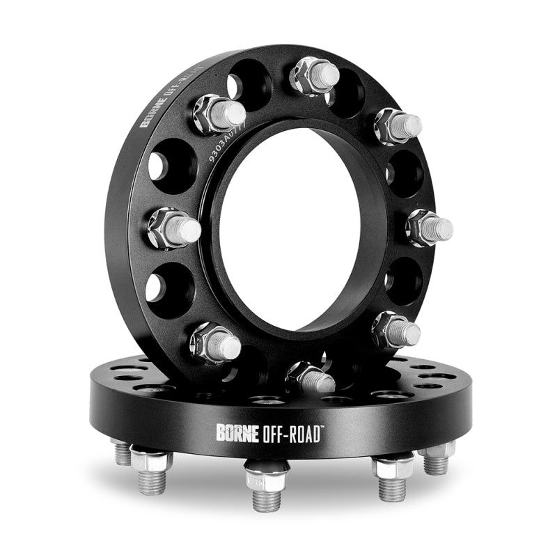 Borne Off-Road Wheel Spacers 8X165.1 121.3 38.1 M14 Blk