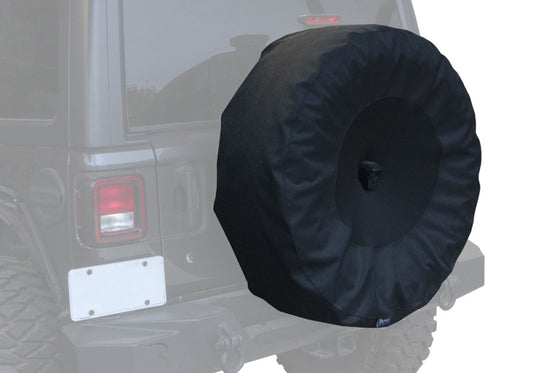 Rampage 2018-2019 Jeep Wrangler(JL) Sport 2-Door Tire Cover w/Cam Slot 33in -35in - Black