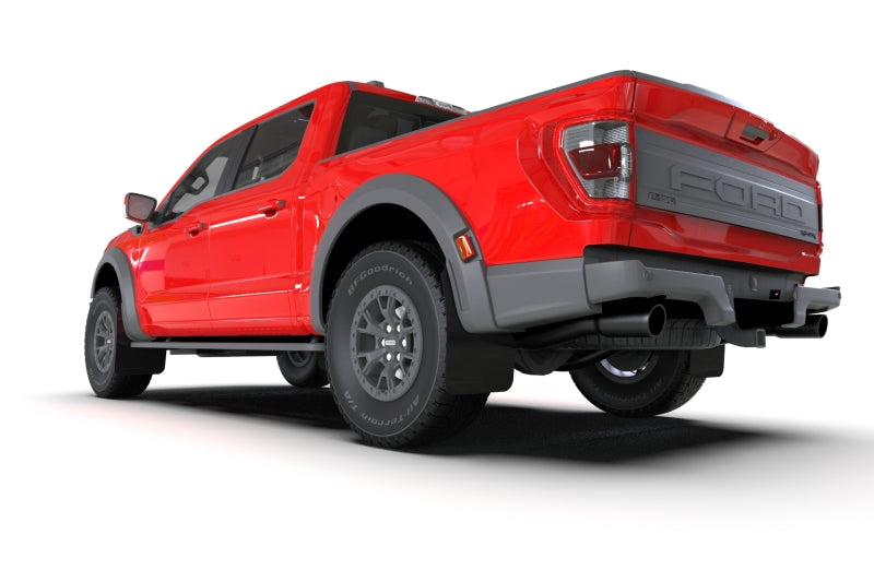 Rally Armor 21-24 Ford F-150 Raptor Gen 3 Black UR Mud Flap w/Red Logo