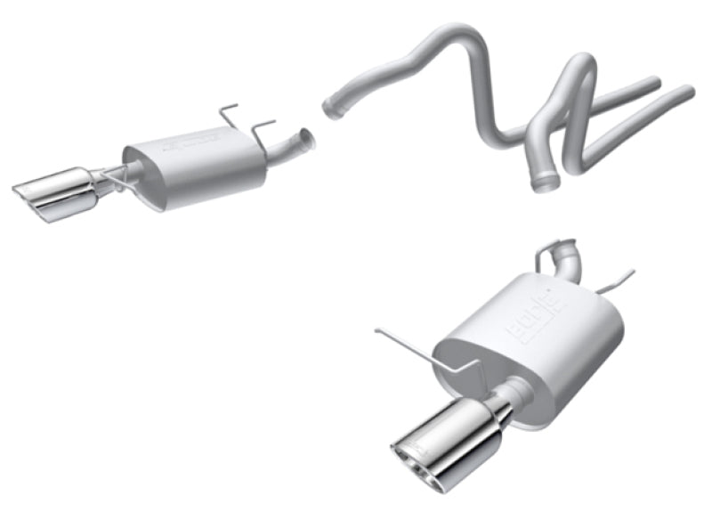 Borla 2011 Ford Mustang 3.7L 6cyl 6spd RWD SS S-Type Catback Exhaust